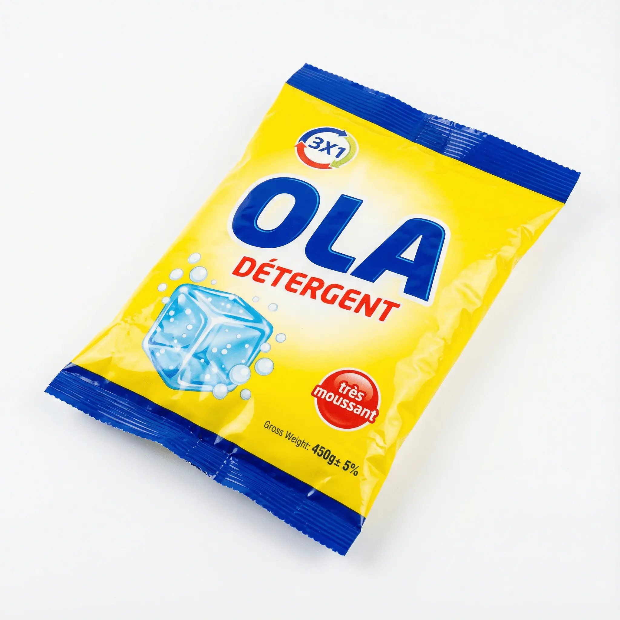 sachet detergent en poudre ola entretien maison